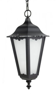 Lampada sospensione esterna Retro Ø30 nero E27 IP43