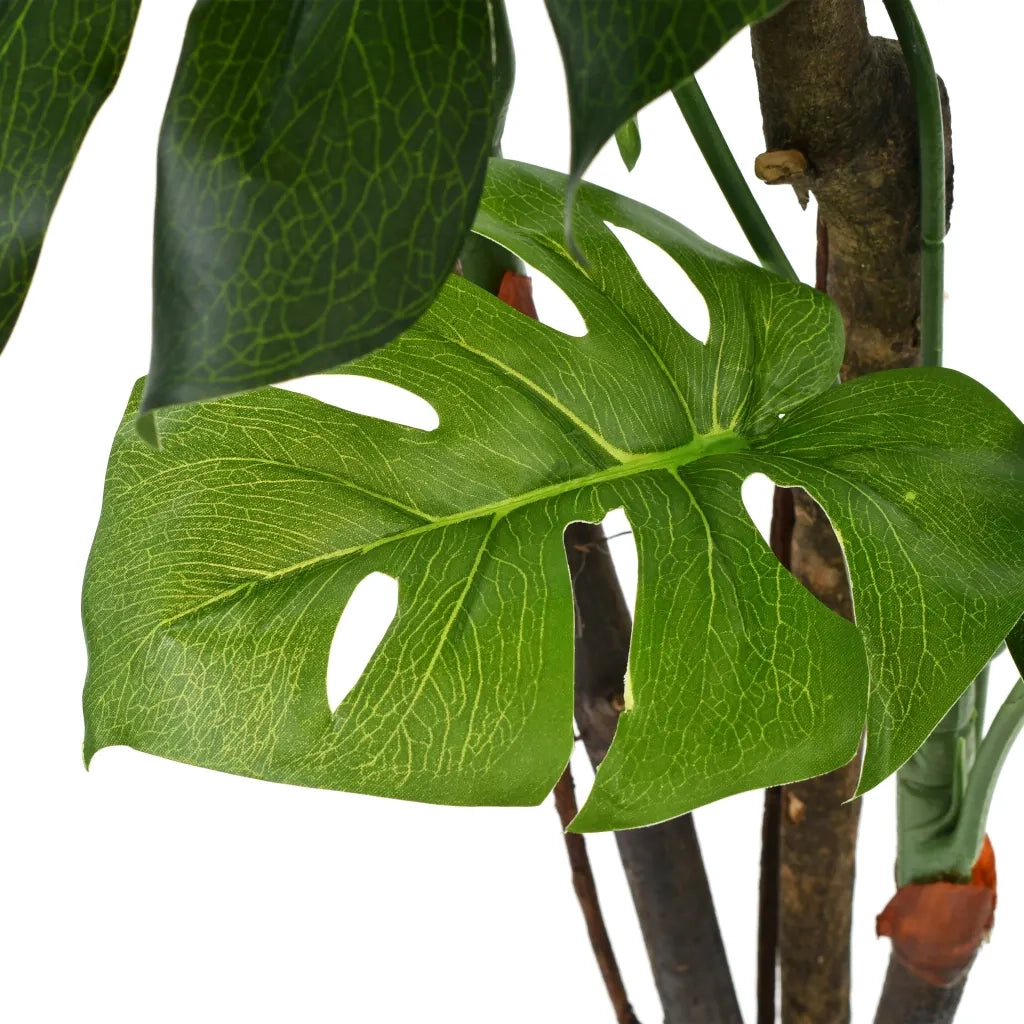 Pianta Artificiale di Monstera con Vaso 70 cm Verde 245945