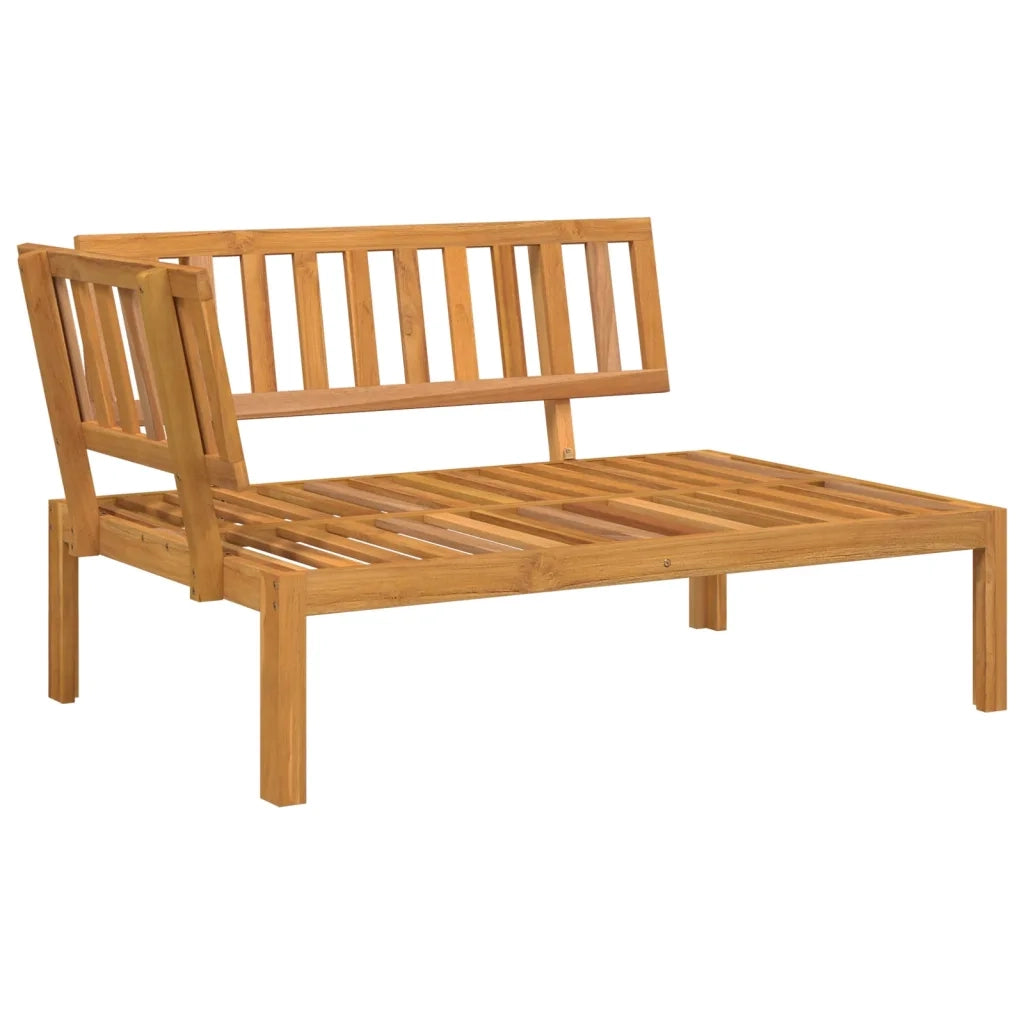 Set Divano Pallet da Giardino 6 pz con Cuscini Massello Acacia