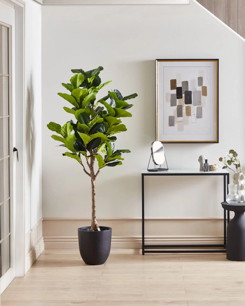 Pianta artificiale in vaso per in plastica 162 cm decorazione interni esterni elegante