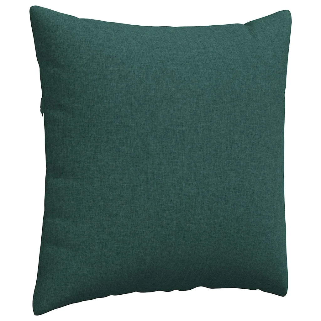 Cuscini da Divano 2 pcs Verde Scuro 80 x 80 cm Tessuto 42014045