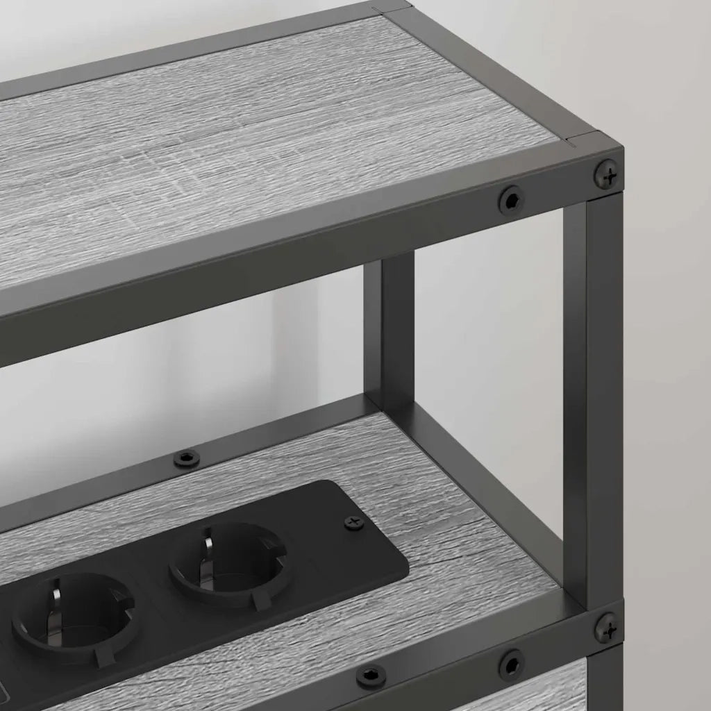 Testiera | Testata contenitore Grigio sonoma Legno multistrato