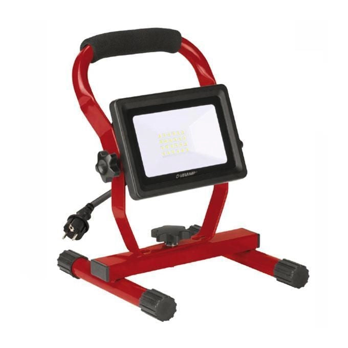 Velamp IS766 WAINGRO Proiettore da Cantiere 50 W 4000 lm IP65 6500 K Rosso