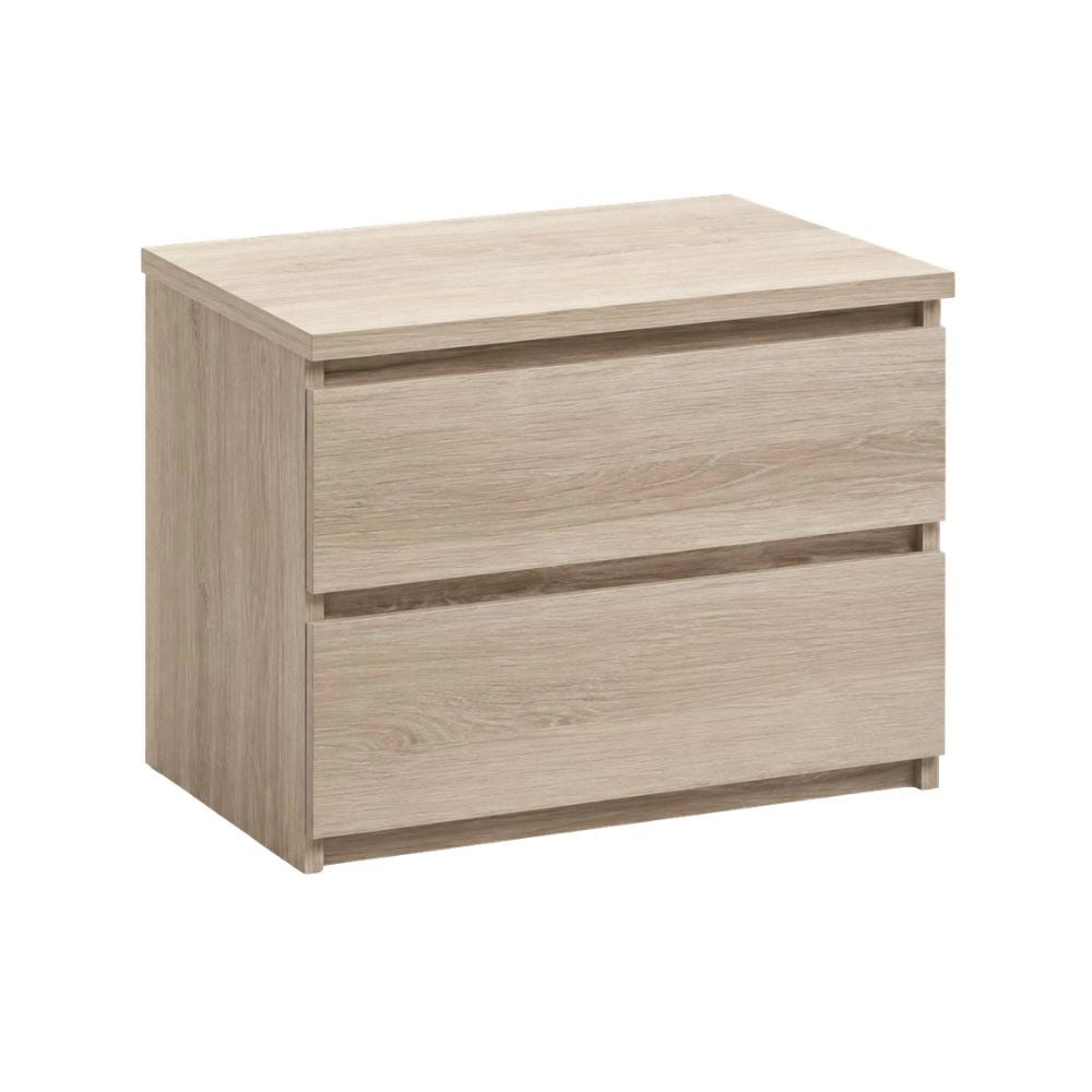 Comodino 2 cassetti olmo Manitoba