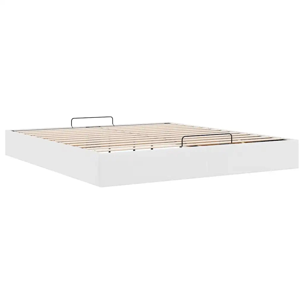Struttura Letto Pouf senza Materasso 160x200 cm Similpelle 3310810