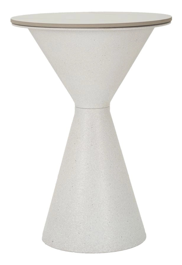 TAVOLINETTO WHITE DOUBLE CM Ø 44,5x63