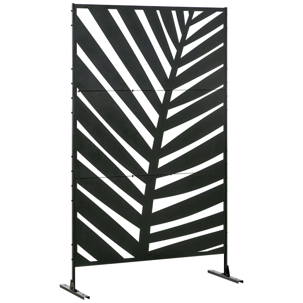 Separ¨¦ 3 Ante Verticali ¨C Minimal ¨C Nero 122x45x198 cm
