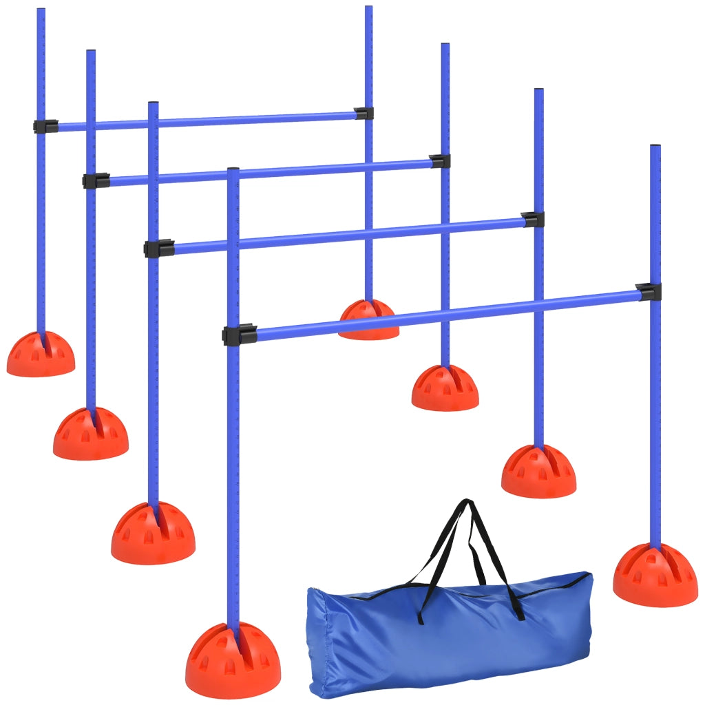 Set Agility per Cani con 4 Ostacoli e Borsa ¨C Zephmum ¨C Blu