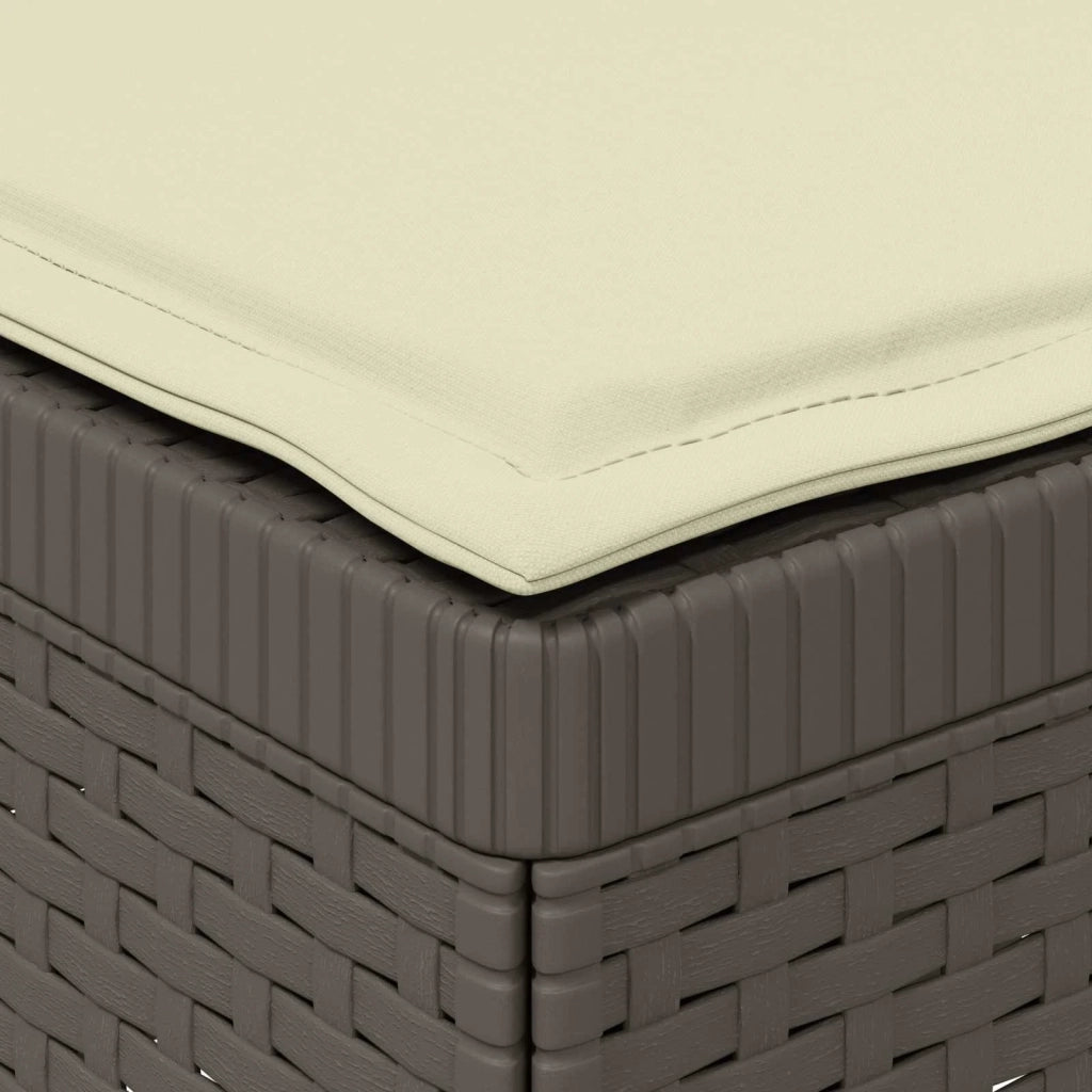 Divano da Giardino a 2 Posti con Cuscini Aspetto Rattan PP 8011936
