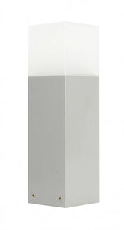 Paletto luce esterno 33cm E27 argento IP44 SU-MA Cube