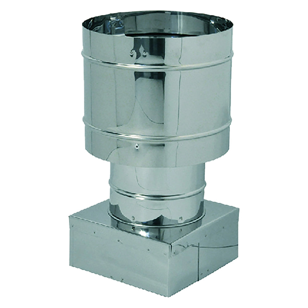 Fumaio a cappello 35 x 35 cm inox AISI 304
