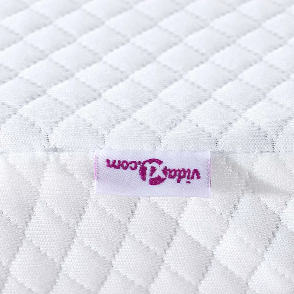 Topper per materasso Bianco 140 x 200 cm Tessuto Jacquard 4106227