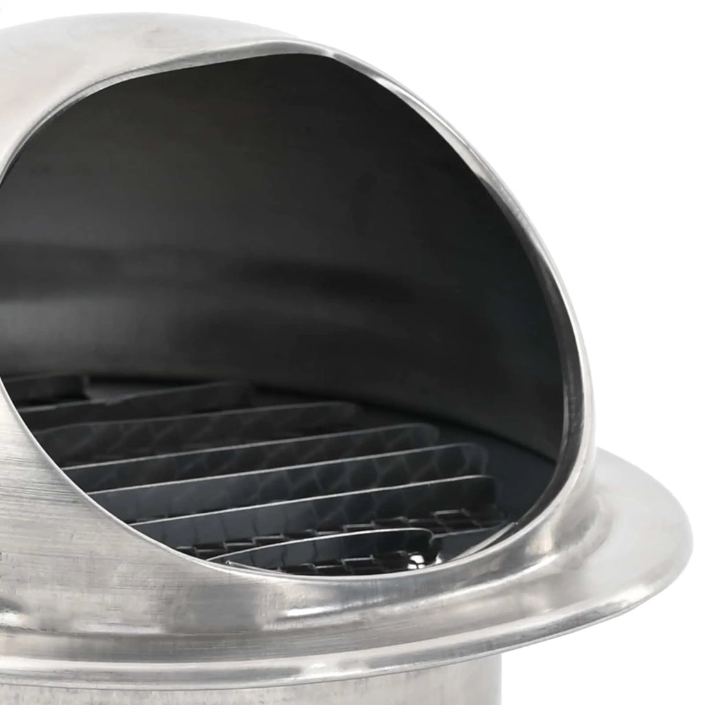 Coperture per ventilazione d'aria 8 pcs Argento 80 mm 42019377