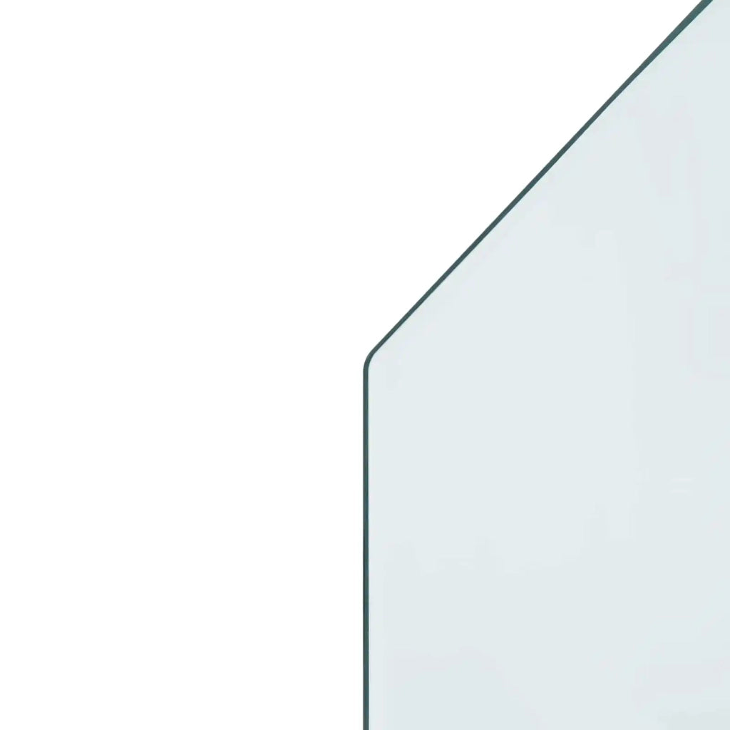 Piastra in vetro per camino Trasparente 80 x 50 cm Vetro CFW2155231