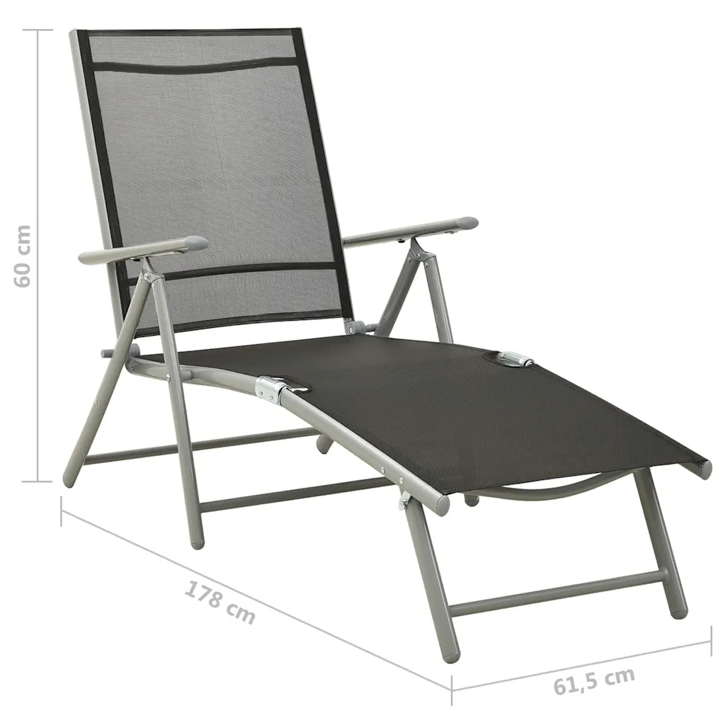 Set per Divani da Giardino 9 pz Nero e Argento 3070644