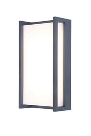 Applique esterna QUBO antracite LED 18W 3000K Lutec