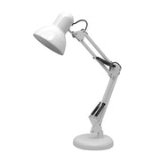 Lampada da scrivania regolabile bianca E27 60W NEXA