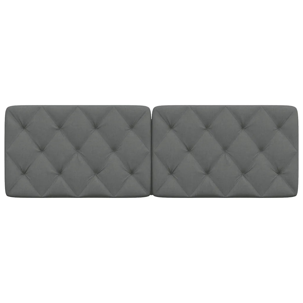 Cuscino Testiera Grigio Scuro 160 cm in Tessuto 4019227