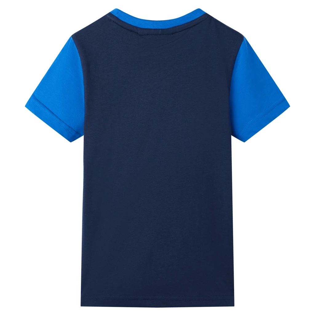 Maglietta da Bambino Blu e Blu Marino 116