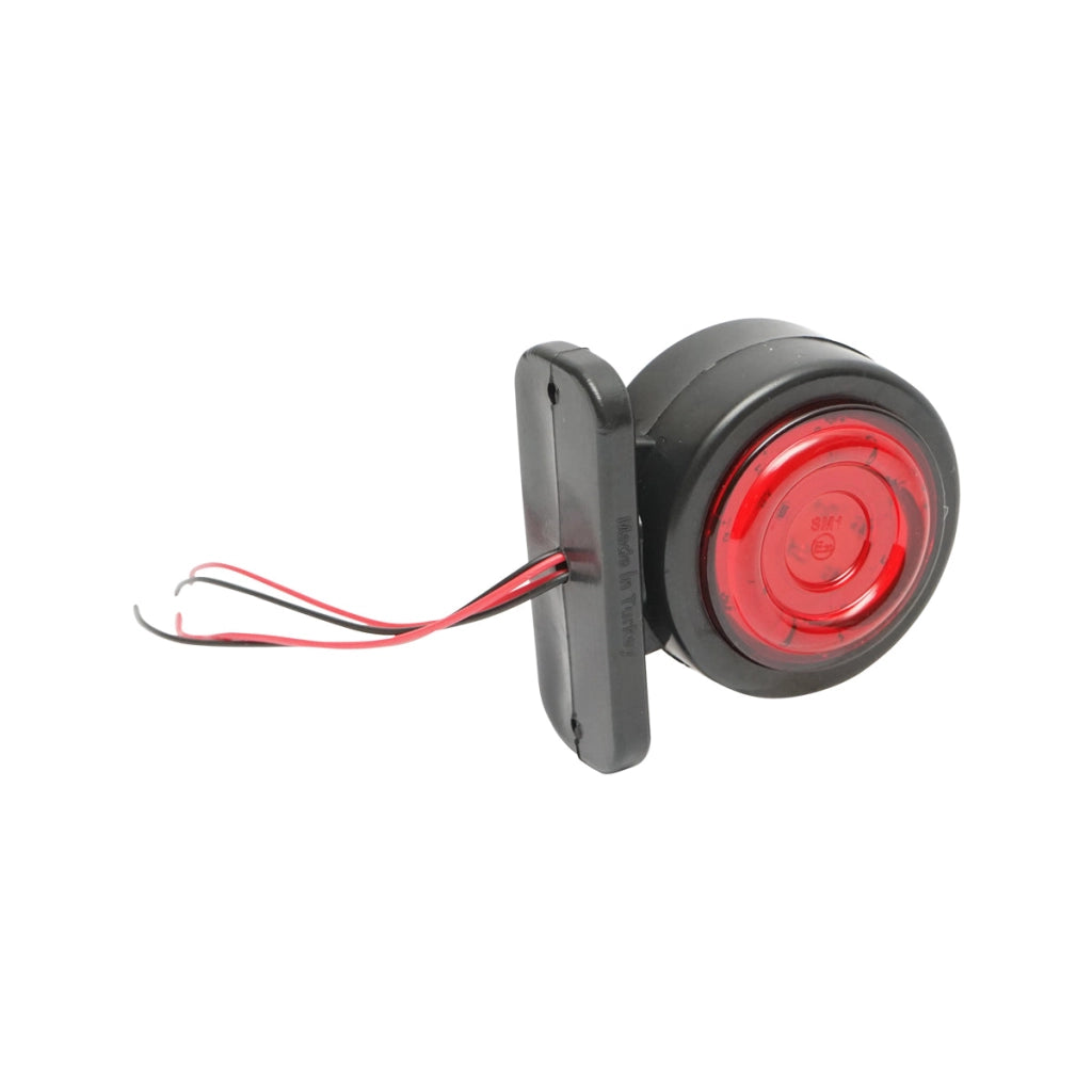 Lampada di posizione con LED, 12-24V, rosso-bianco, Breckner Germany