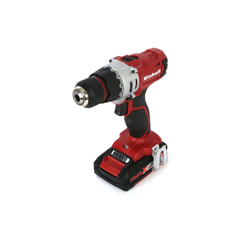 Trade Shop - Trapano Avvitatore Einhell 18v Te-cd 18/2 Li Kit 2 Batterie Valigetta -