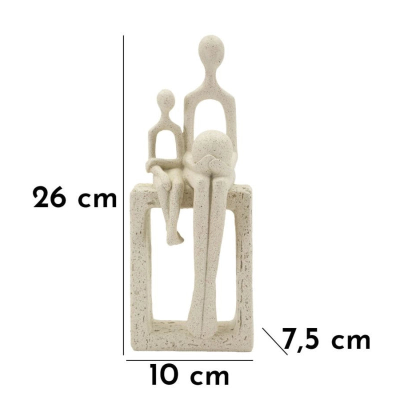 Statuetta Maternita' Stons cm 10x7,5x26