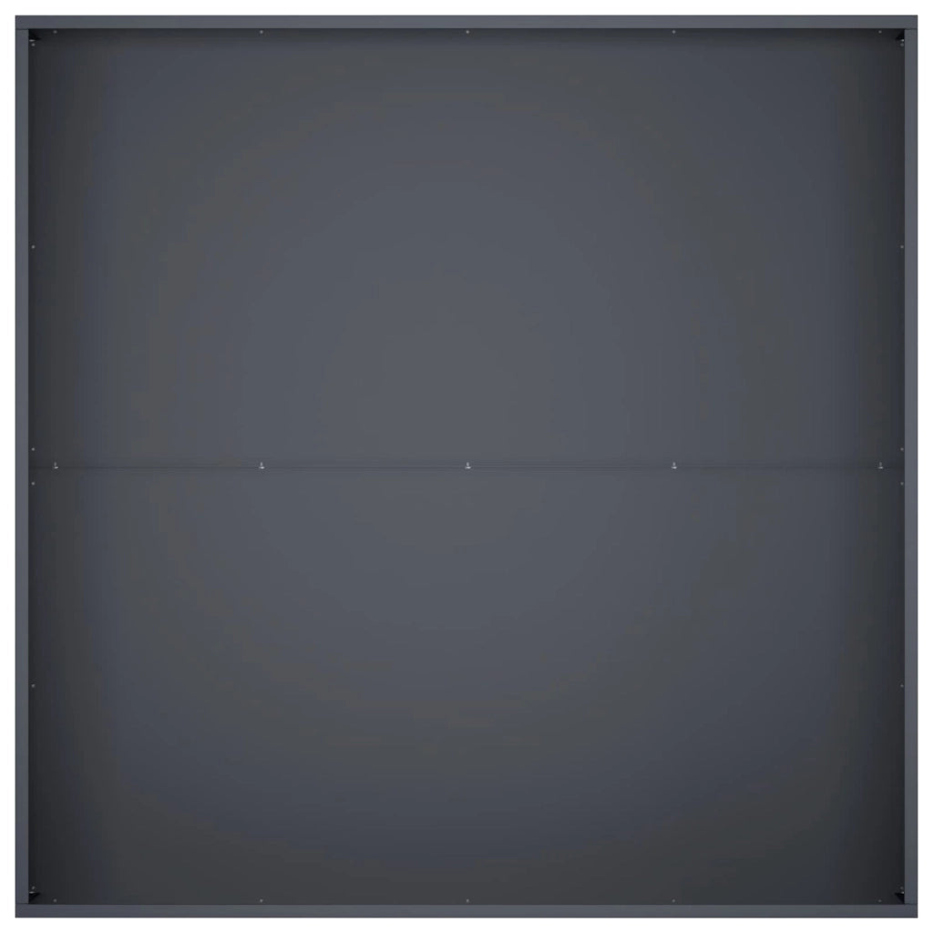 Vaso da giardino 2 pz Antracite 100 x 100 x 20 cm 8005027