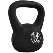 Kettlebell 14 kg ¨C Minimal ¨C 26x18x32 cm Nero