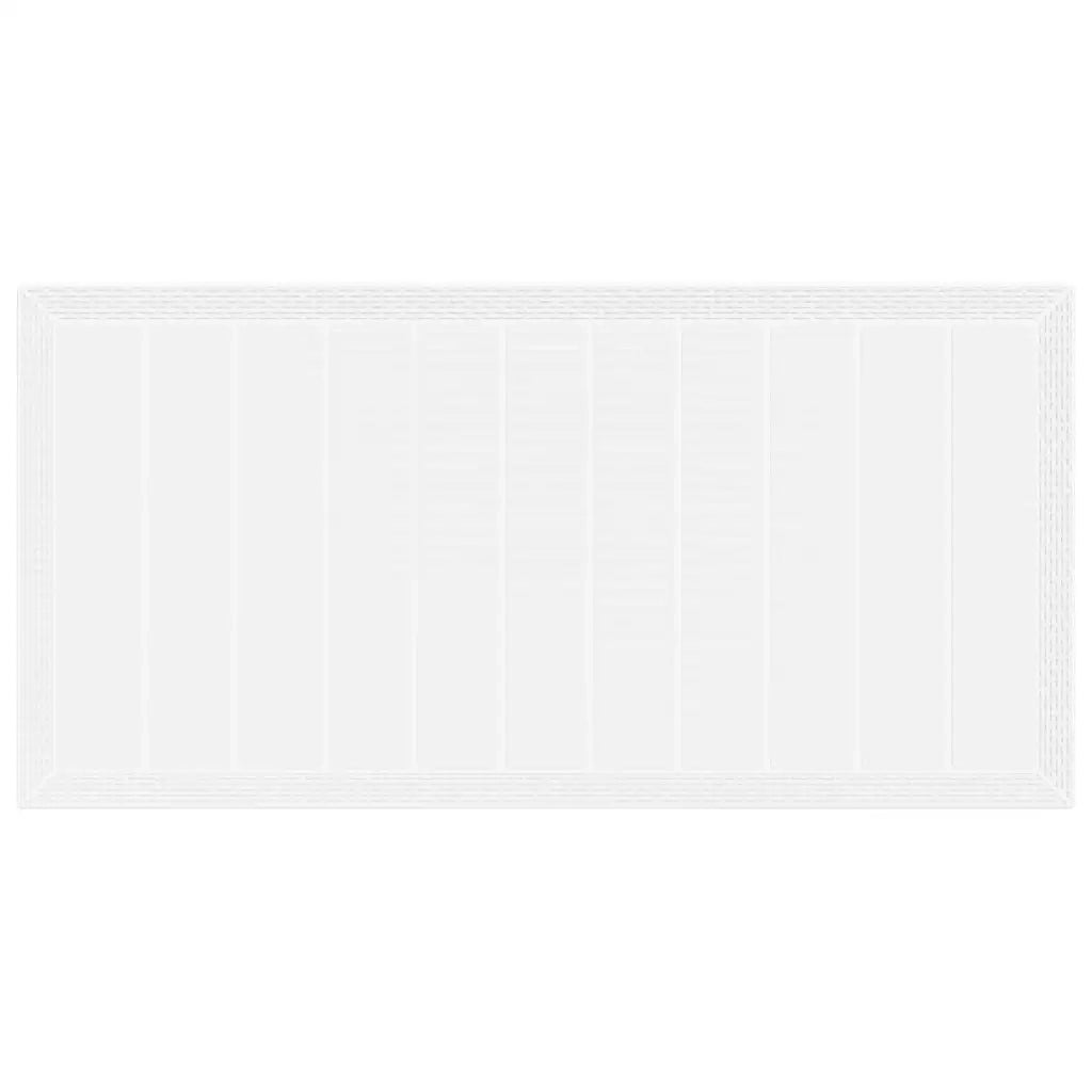 Set da Pranzo per Giardino 7 pcs Bianco Polipropilene 3378724