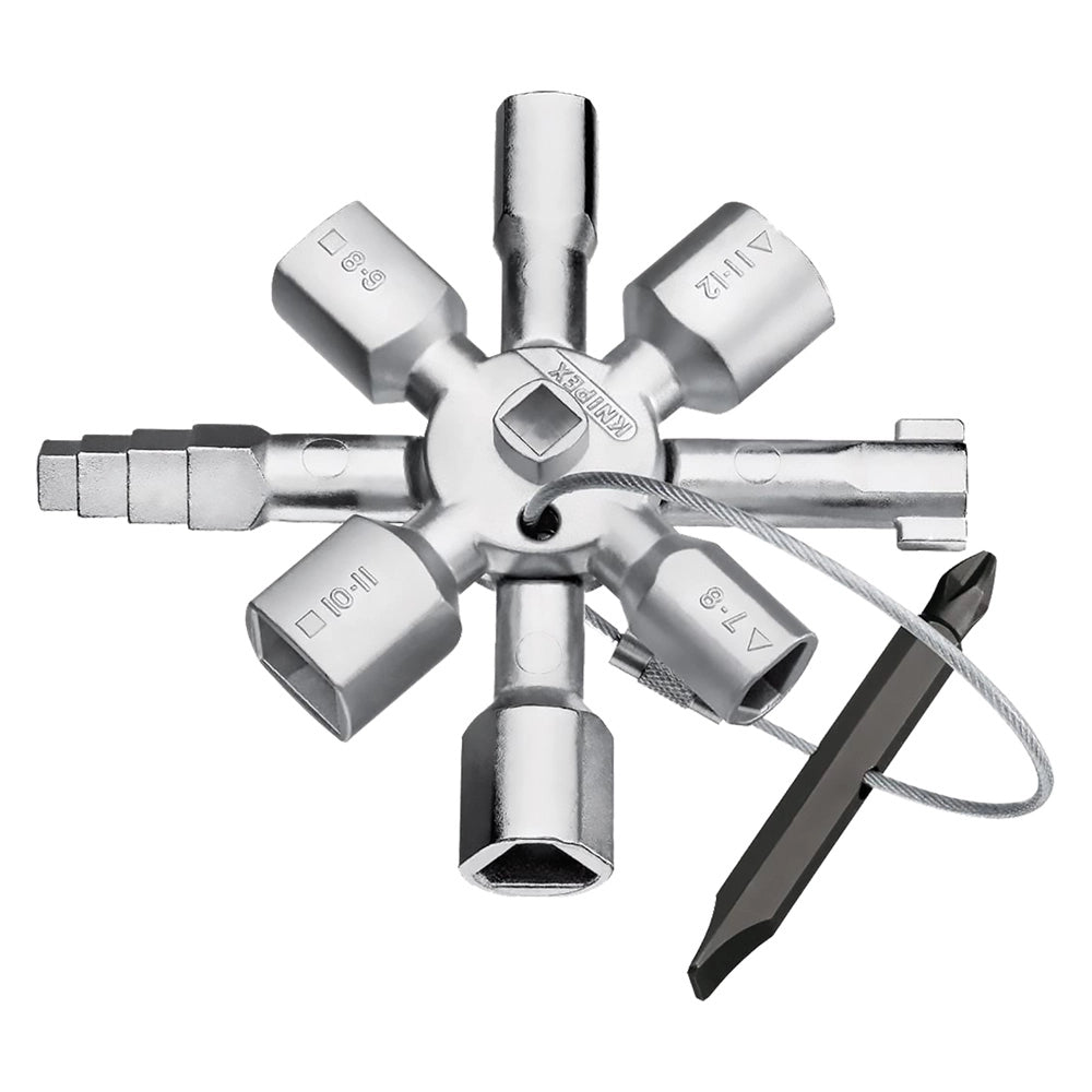 1pz chiave a croce per cassette/armadi tipo universale - 10 profili cod:ferx.5135576nlm