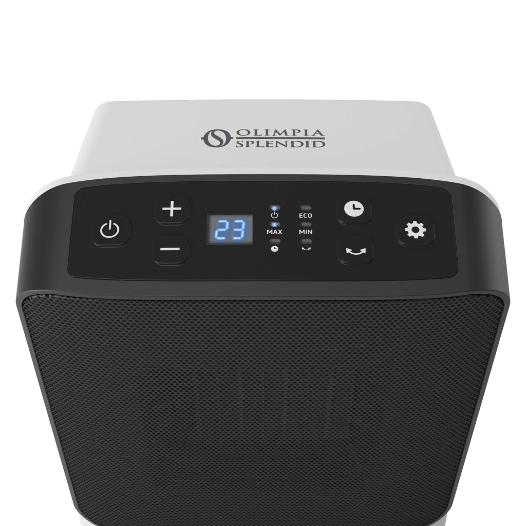 Olimpia Splendid 99268 Caldo Trendy Termoventilatore Ceramica 1800 W IP21 Oscillazione 80° colore Nero Bianco