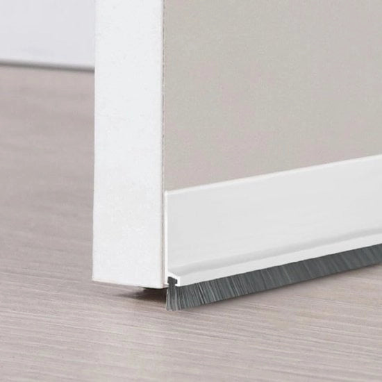 Striscia di silicone isolante acustico per porte, autoadesivo, impermeabile, resistente al calore, lunghezza 100 cm.