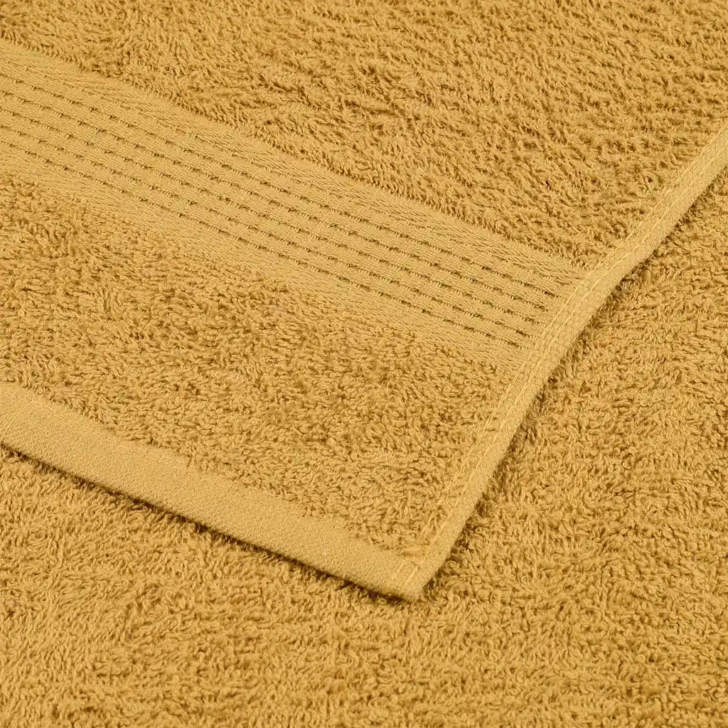 Asciugamani FROGN 2 pz Oro 100x200 cm 360 g/m² 136818