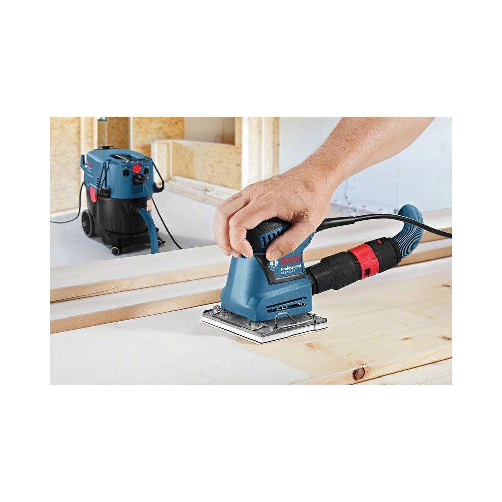 Trade Shop - Levigatrice Orbitale Palmare Bosch Gss 140 A Professionale 180 Watt Microfiltro -