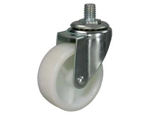RUOTE CON PERNO FORCELLA- - ø mm.40 perno ø mm.8x25 - 4 pezzi QUALITY