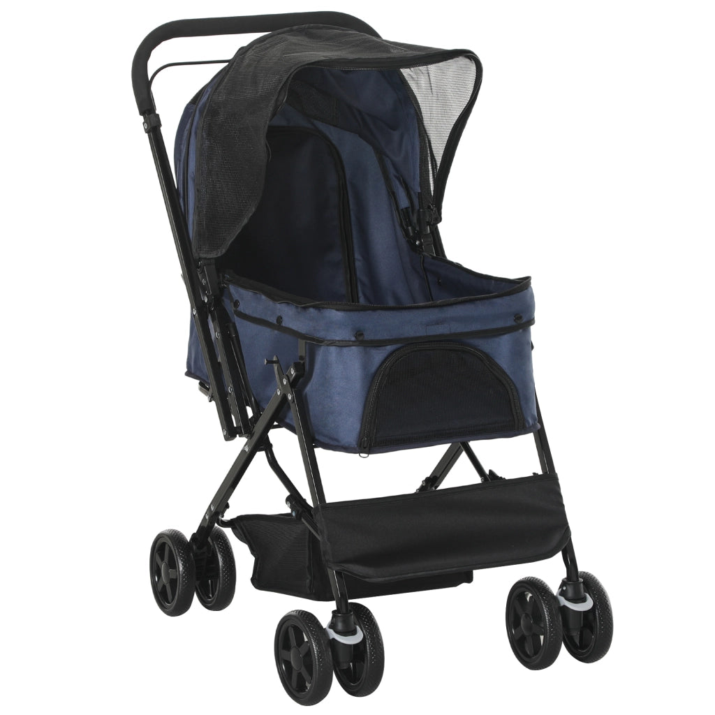 Carrello per Cani Pieghevole ¨C Minimal ¨C Blu