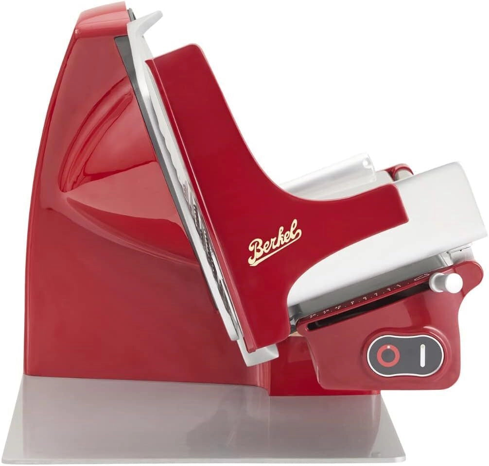 Berkel BKHLCGB2010000000R Home Line Plus Affettatrice lama 250 mm 190 W spessore taglio 0-18 mm colore Rosso