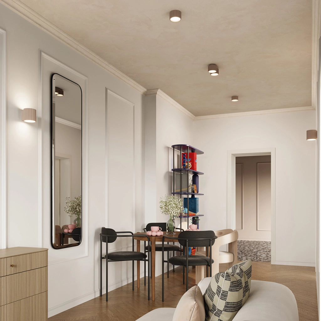 Lampada da soffitto AURA 1 taupe Gx53