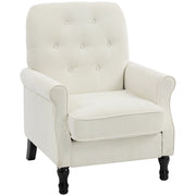 Poltrona ¨C Minimal ¨C crema, tessuto, 69x75x90cm