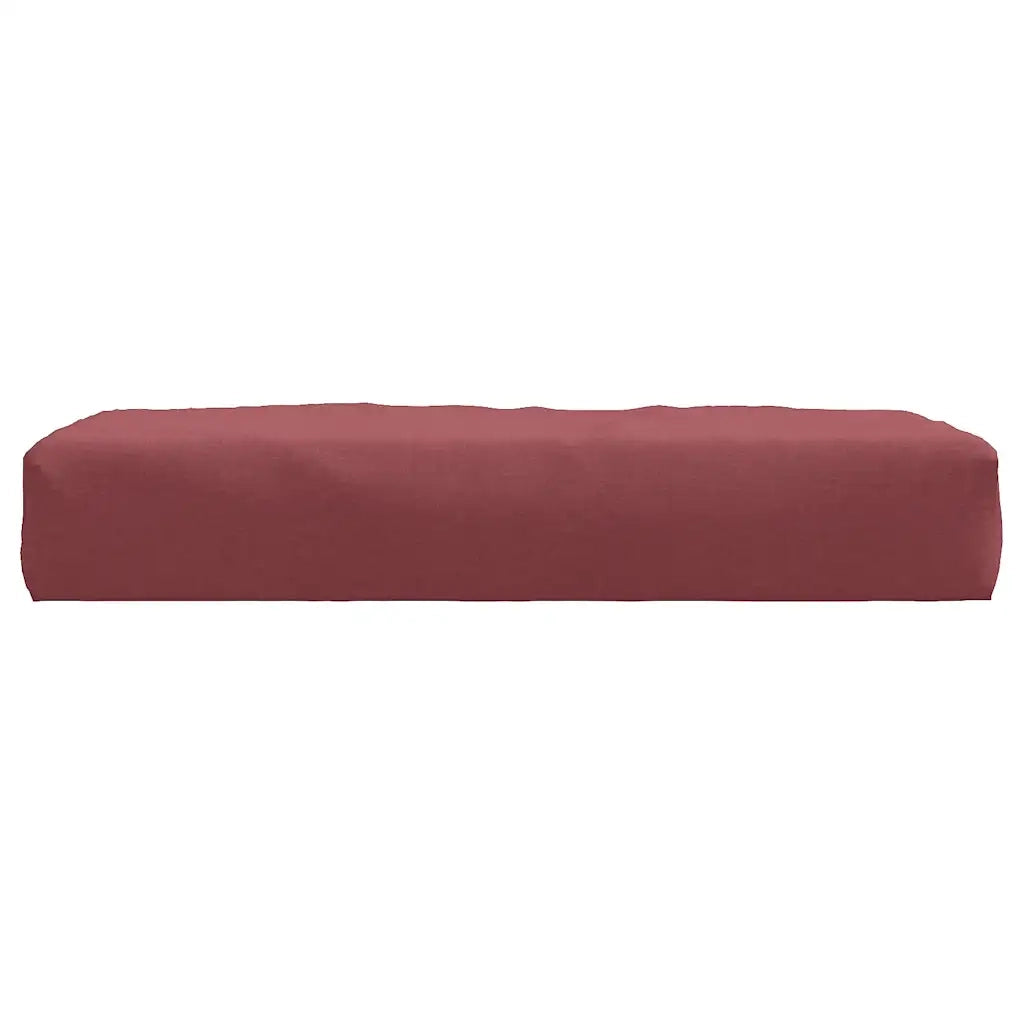 Cuscino per Pallet Rosso Vino Mélange 60x60x9,5 cm in Tessuto 4002672