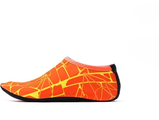 Paio di scarpe da acqua per bambini con piede nudo - Veloci e secche - Ideali per crociera, nuoto, spiaggia, piscina, yoga, surf - Disegno a forma di conchiglia - Modello L