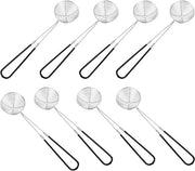 Set di 8 Spatole di Acciaio Inossidabile per Frittura e Pasta