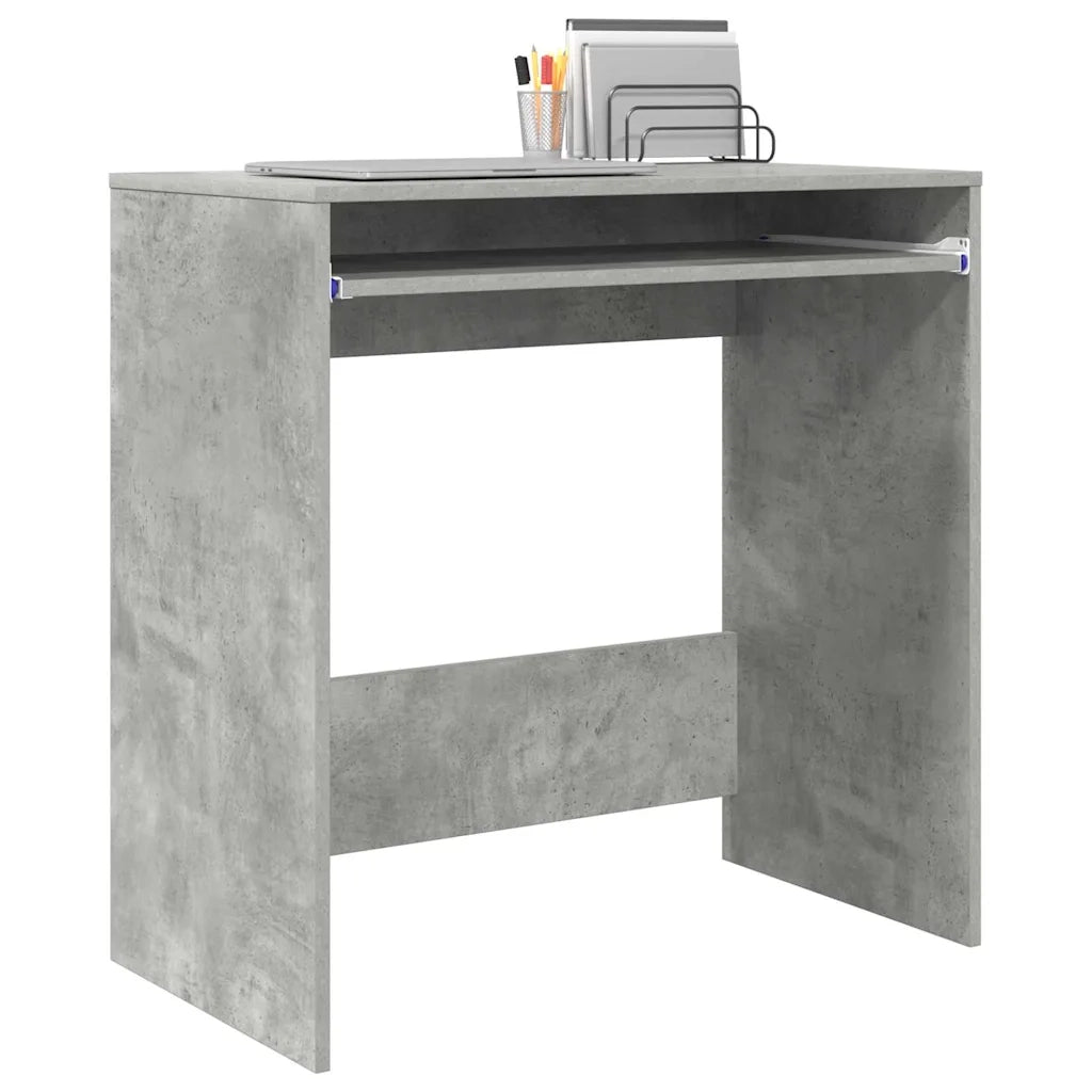 Scrivania Grigio cemento 77.5 x 43 x 79 cm Legno multistrato 869517