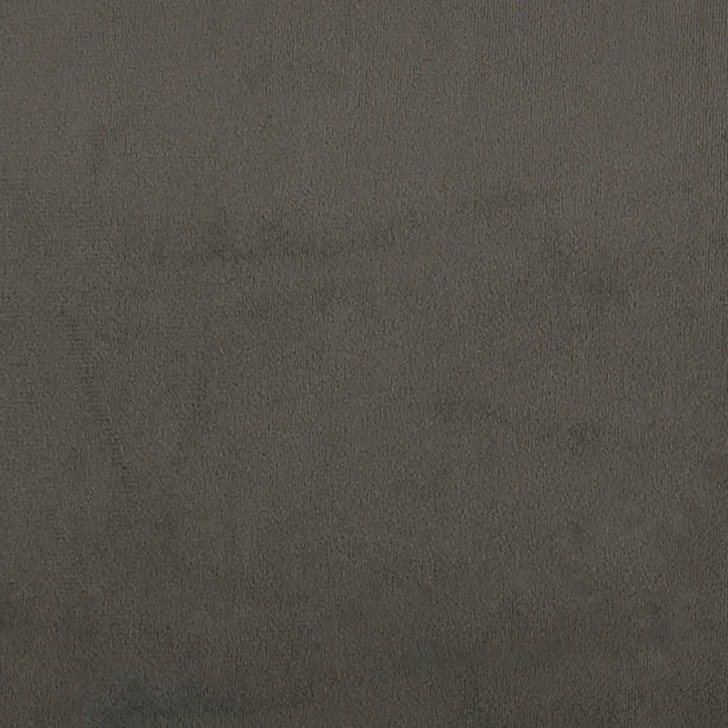 Sgabello da Bar Grigio Scuro in Velluto 335753