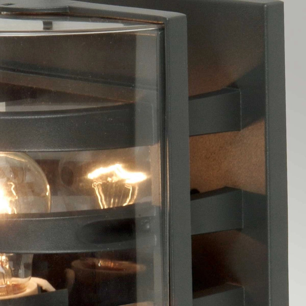 Applique esterna Frida industriale grafite E27 60W Elstead