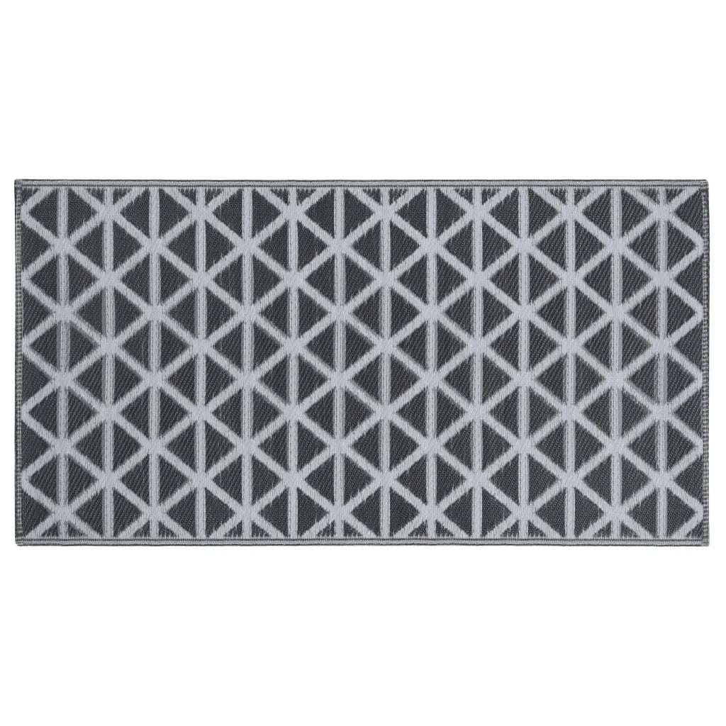 Tappeto da Esterni ARAKIL Nero 120x180 cm in PP 310417