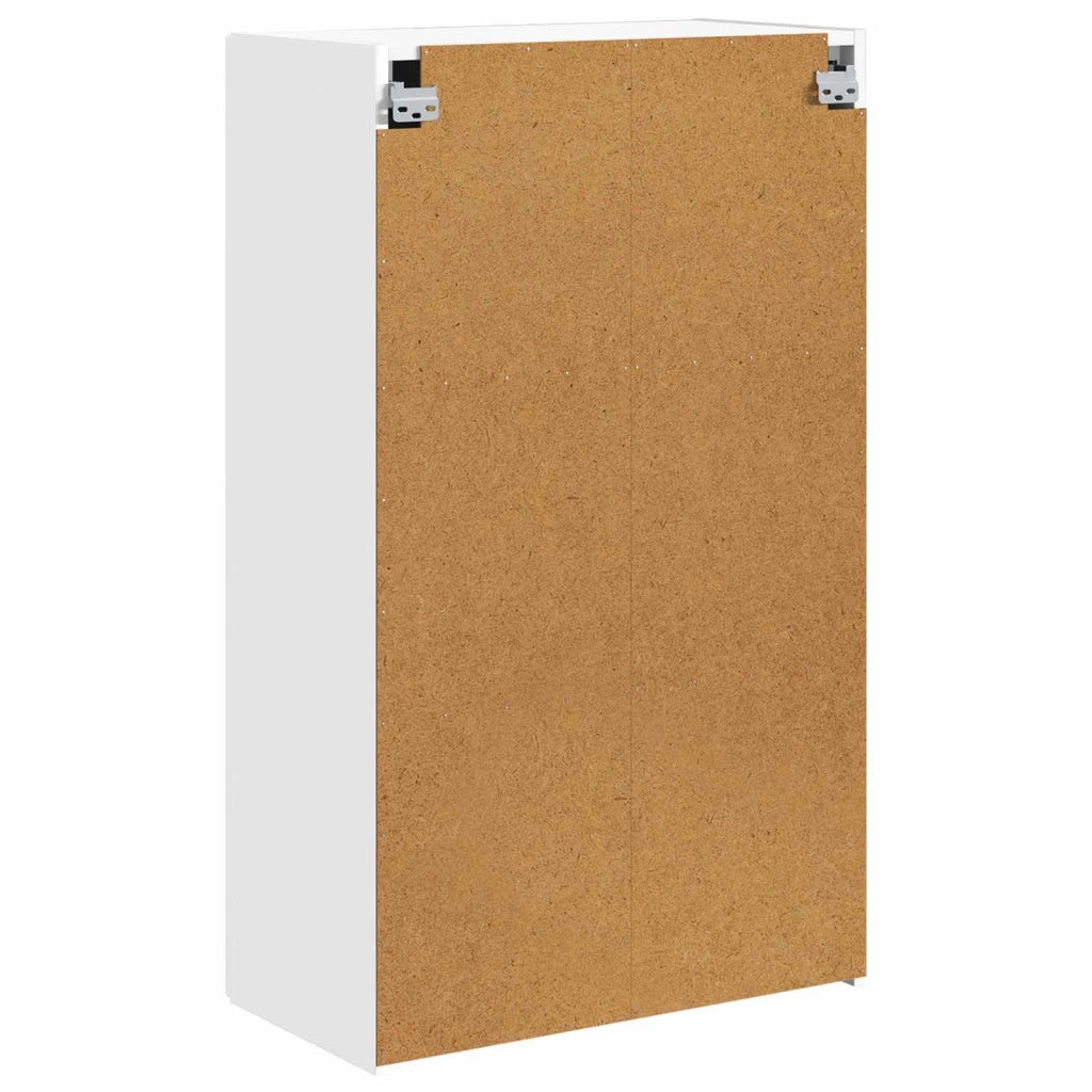 Mobile TV da parete Bianco 59,5 x 31 x 100 cm Legno multistrato 892369