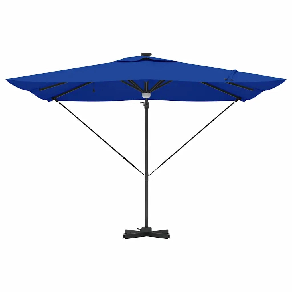 Ombrello | Parasol Roma Blu 286 x 284 x 270 cm Alluminio e Poliestere