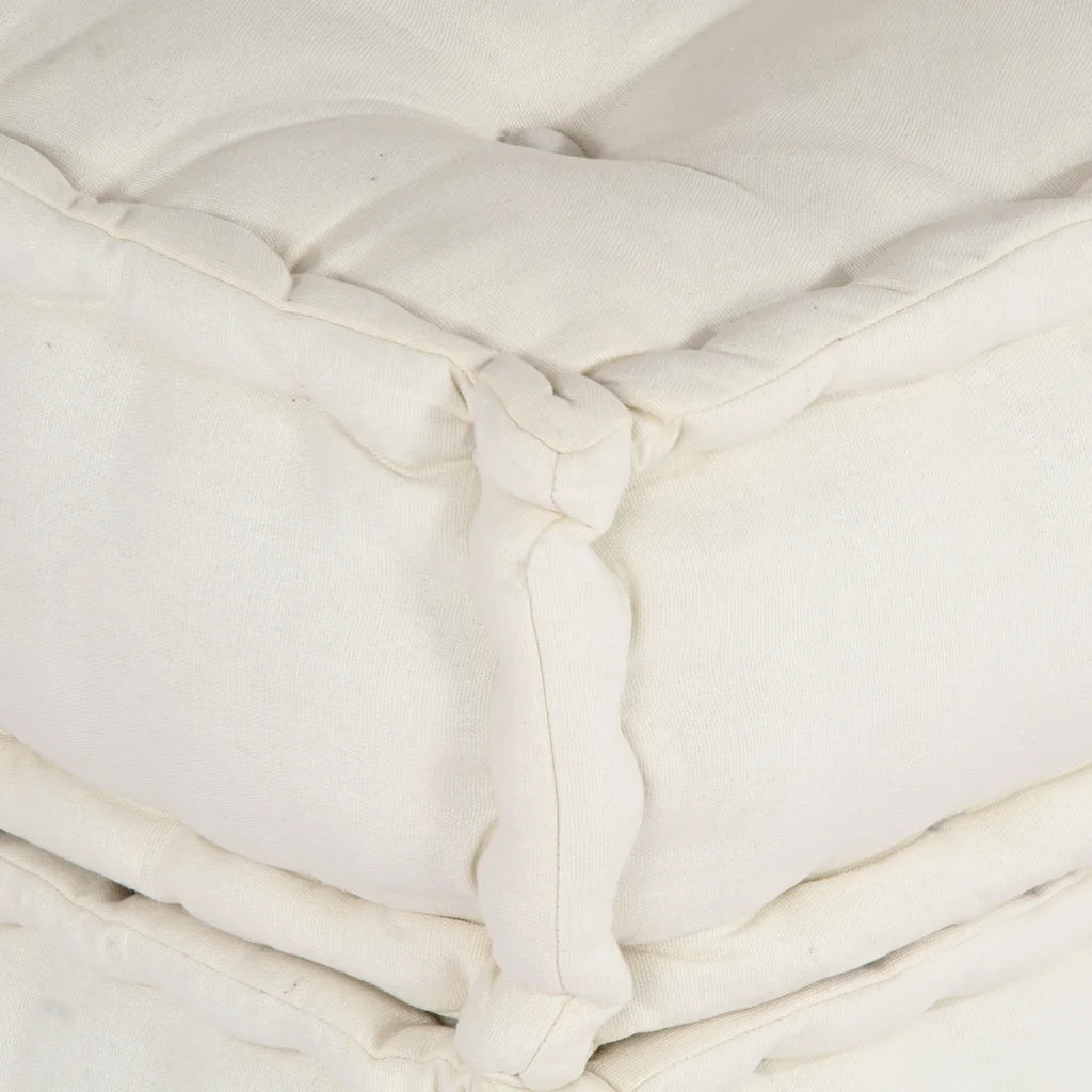Divano Componibile Crema 70x70x36 in Tessuto 4019023