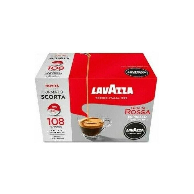 Lavazza A Modo Mio Qualità Rossa, 108 Capsule
